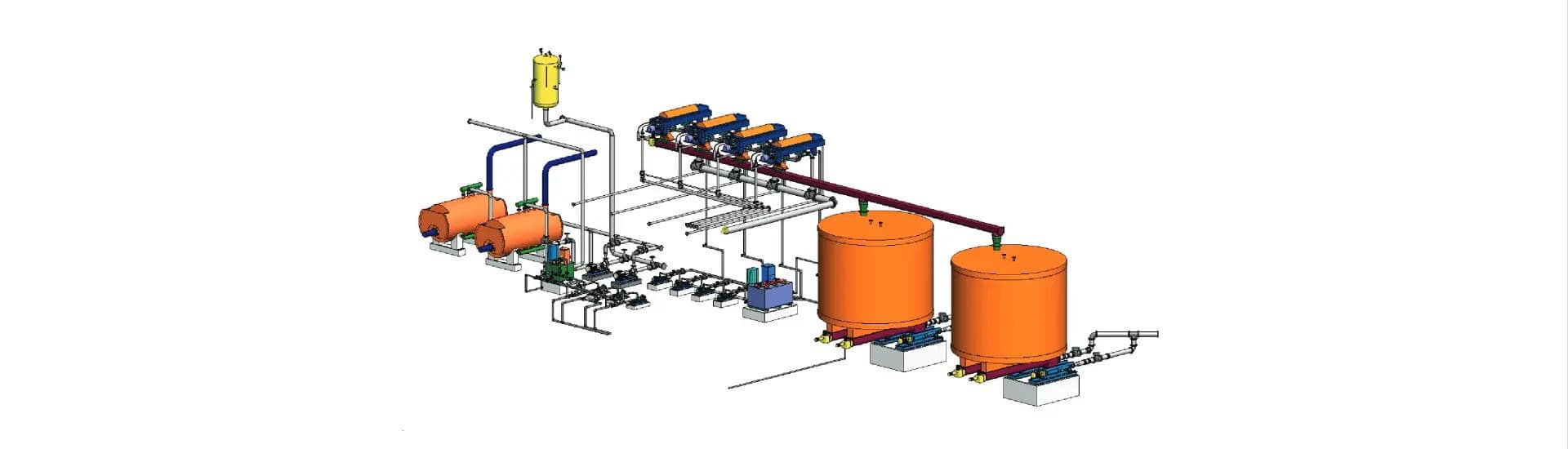 BIM Revit MEP Model of Hot Water Generator
